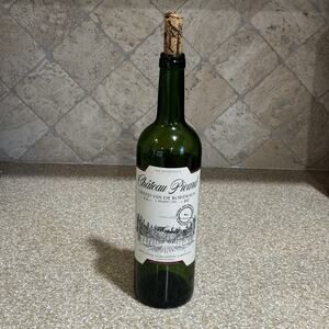 Star Trek TNG Chateau Picard 2386 Empty Wine Bottle with Cork Sci Fi Bordeaux